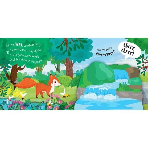 Książka dla dzieci A kuku! W lesie. Filcowe klapki i lusterko