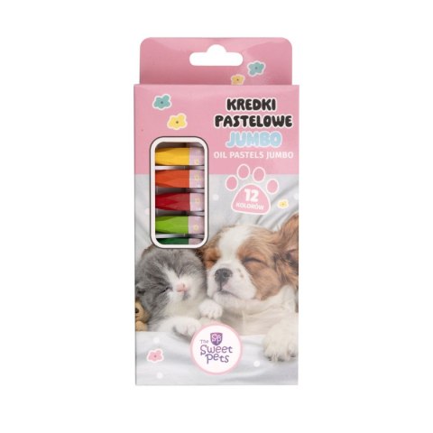 Pastele olejne The Sweet Pets 12 kol. Rexus