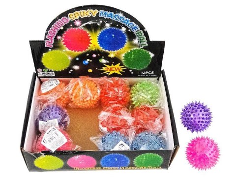 Piłeczka 6,5cm, ze światłem mix kolorów Adar (608382)