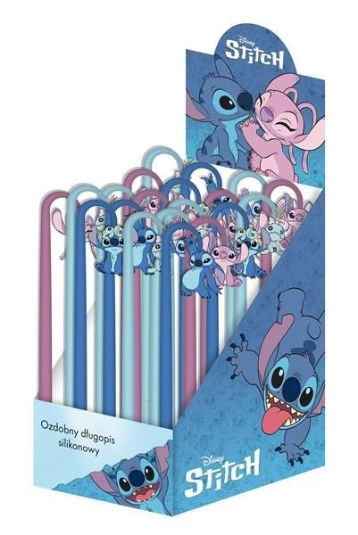 Długopis Stitch silikonowy wkład niebieski 0,5mm Beniamin