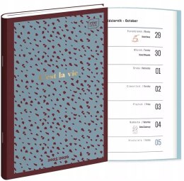 Kalendarz książkowy (terminarz) SPOTS 48 STRON B6 Interdruk (ZESZYTOWY)