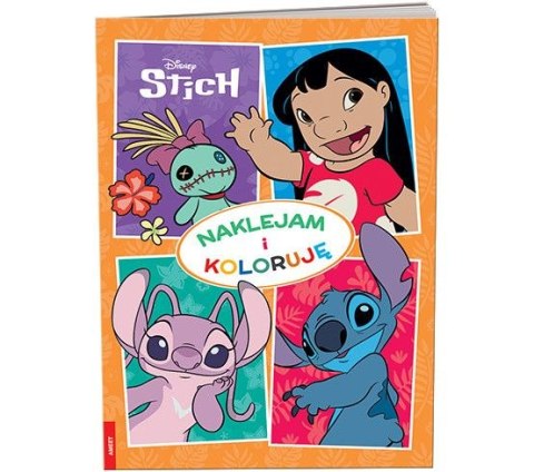 Książka dla dzieci Stich. Naklejam i Koloruję Ameet (NAK 9115)