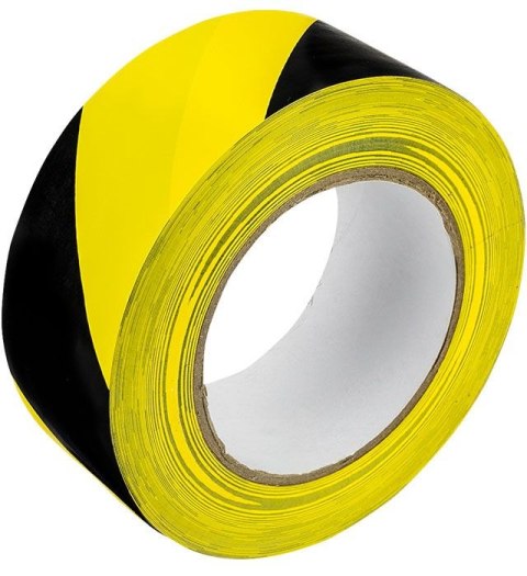 Taśma specjalnego przeznaczenia ostrzegawcza 48x50 [mm x m] czarno-żółta Grand (130-1960)