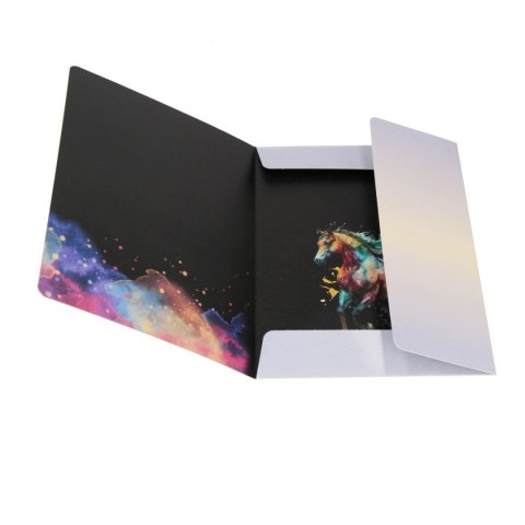 Teczka kartonowa na gumkę Horses A4 mix Starpak (559714)