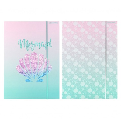 Teczka kartonowa na gumkę SHELL A4 mix Starpak (553547)