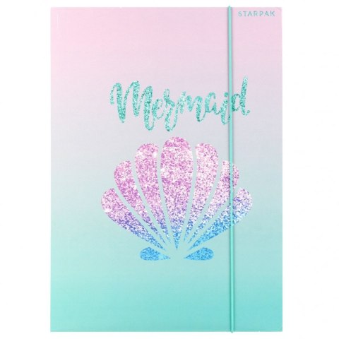 Teczka kartonowa na gumkę SHELL A4 mix Starpak (553547)