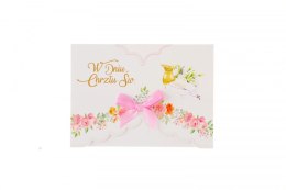 Kartka składana Chrzest A5 Agamis (A5 kokarda)