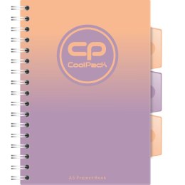 Kołozeszyt (kołonotatnik) CoolPack gradient A5 200k. krata Patio (02978CP)
