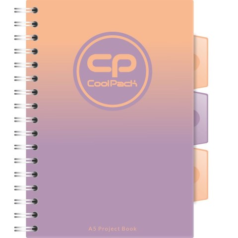 Kołozeszyt (kołonotatnik) CoolPack gradient A5 200k. krata Patio (02978CP)