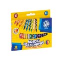 Kredki świecowe GRAFIONOWE 18 kol. Astra (316023901)