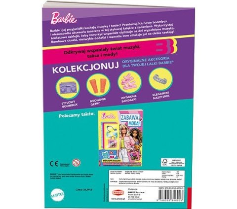 Książeczka edukacyjna Barbie™. Zabawa modą! Ameet (fla 1102)