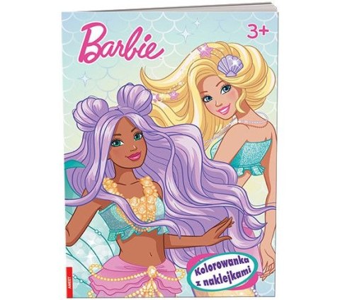 Książka dla dzieci Barbie™. Kolorowanka z Naklejkami Ameet (NA-1404)