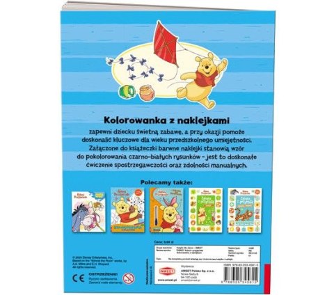 Książka dla dzieci Kubuś i Przyjaciele. Kolorowanka z Naklejkami Ameet (NA 9138)
