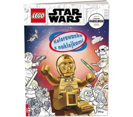 Książka dla dzieci LEGO® Star Wars™. Kolorowanka z Naklejkami Ameet (NA 6303)