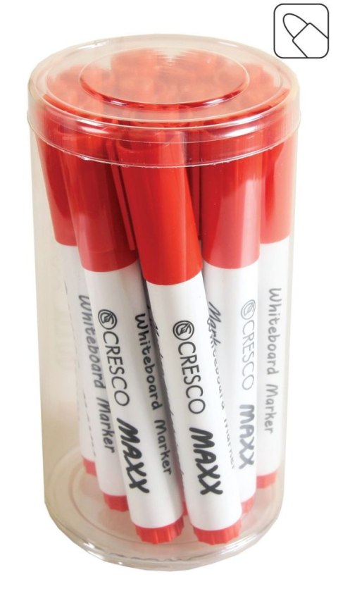 Marker suchościeralny wkład czarny okrągła końcówka Cresco (212061)