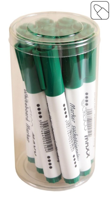 Marker suchościeralny wkład czarny okrągła końcówka Cresco (212061)