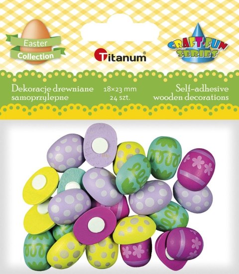 Ozdoba drewniana Craft-Fun Series pisanki Titanum (179443X)