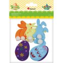 Ozdoba filcowa Craft-Fun Series Wielkanoc zajączki i pisanki Titanum (5005)