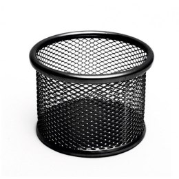 Przybornik na biurko czarny czarny metal Tres