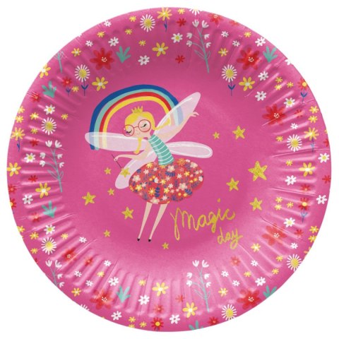 Talerz jednorazowy Fairy Unicorn tektura śr. 180mm 8 szt Paw (PPD8003800)