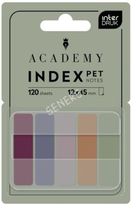 Zakładki indeksujące ACADEMY PET SMART 120k [mm:] 120x450 Interdruk (W PODAJNIKU)