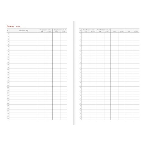 Kalendarz biurkowy GRANATOWY VIVELLA A5 A5 Wydawnictwo Wokół Nas (A5TO65B-)