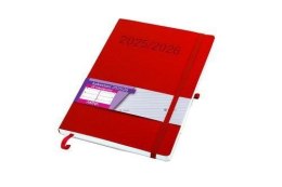 Kalendarz książkowy (terminarz) 18-M-CY TDW CZERWONY B5 Antra (2025/2026)
