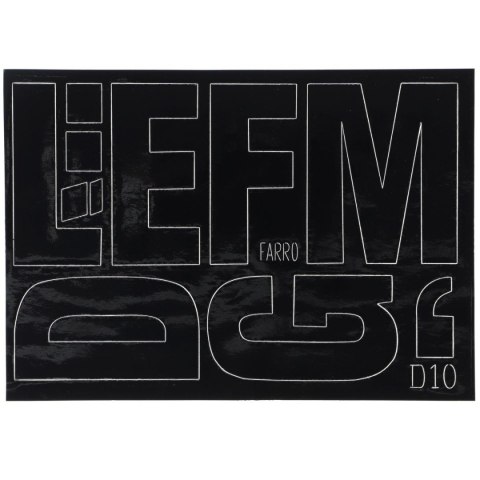 Naklejka (nalepka) literki Farro