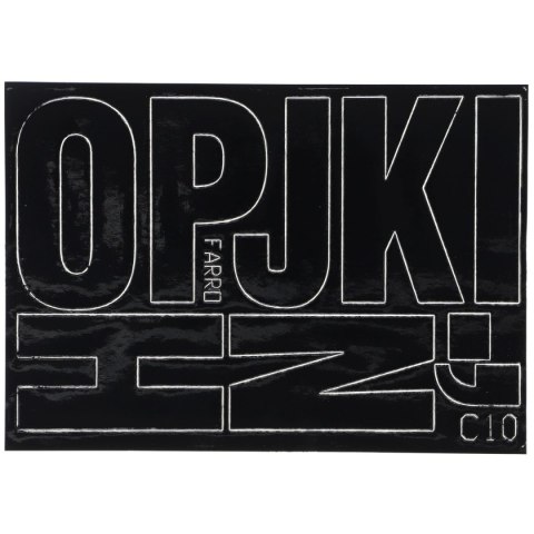 Naklejka (nalepka) literki Farro