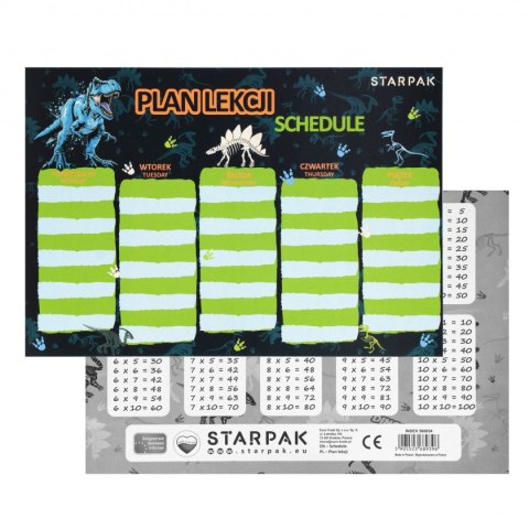 Plan lekcji Dino 2 Starpak (560054)