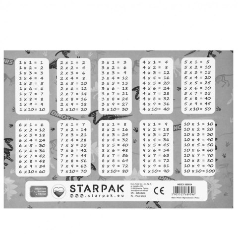 Plan lekcji Dino 2 Starpak (560054)