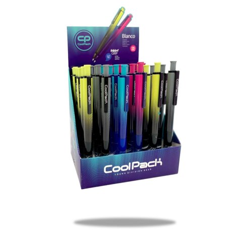 Długopis Cool Pack BLANCO OIL GEL wkład niebieski 0,7mm Patio (03883CP/F)