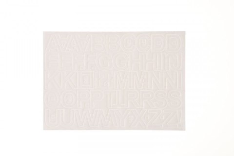 Litery samoprzylepne biały Farro