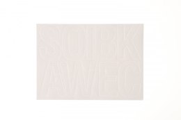 Litery samoprzylepne biały Farro