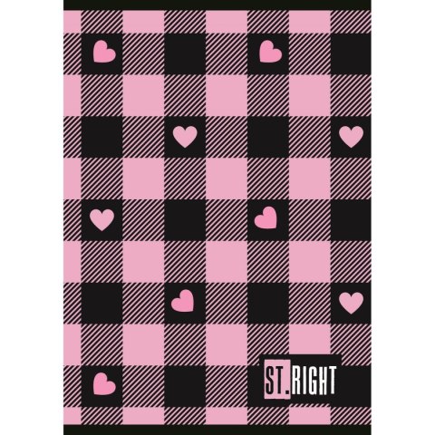 Zeszyt St.Right A5 32k. 70g krata Unipap