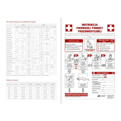 Kalendarz nauczyciela książkowy (terminarz) EKO bezbarwny A5 Wydawnictwo Wokół Nas (A5TA072B)