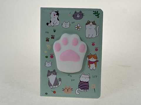 Notes (notatnik) A5 kocia łapka krata Adar (620599)