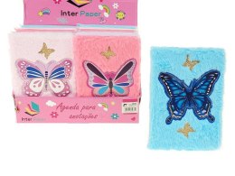 Notes (notatnik) pluszowy, motyl A5 krata Adar (620353)