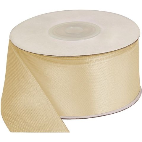 Wstążka Craft-Fun Series satynowa 38x25 [mm x m] kremowy Titanum (TS38-079)