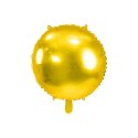Balon foliowy okrągły Pastylka złota 24cal Partydeco (FB177-019)