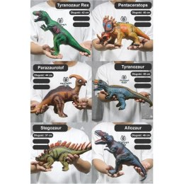 Figurka DINOZAUR GUMOWY Z GŁOSEM 6 WZORÓW Trifox (A-1109)