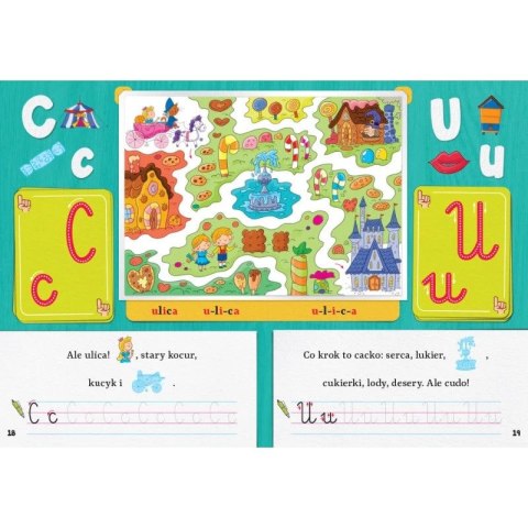 Książka dla dzieci Piszę literki i czytam Aksjomat