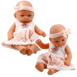 Lalka Bobas Różowa Sukienka Z Koronką i Gwiazdką Opaska [mm:] 240 Lean (24448)