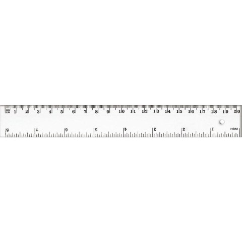 Linijka plastik 20cm Tetis (BL002-B)