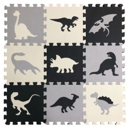 Mata dla malucha Puzzle Mata piankowa dinozaury 9 elementów Lean (23031)