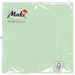 Serwetki zielona bibuła [mm:] 330x330 Pol-mak (0019)