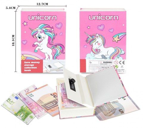 Skarbonka książka jednorożec Lean (23489)