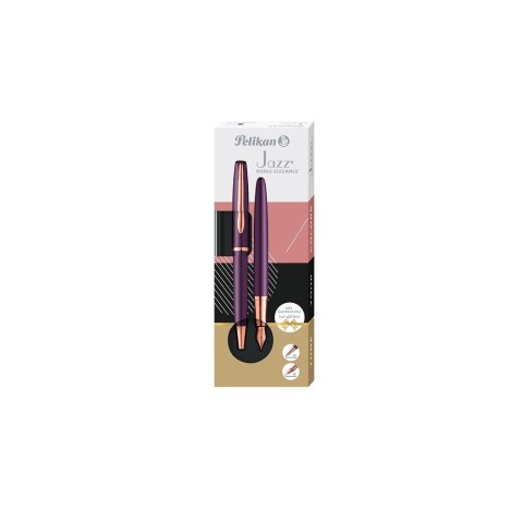 Zestaw piśmienniczy Jazz Noble Elegance Viola pióro+długopis Pelikan (400198411)