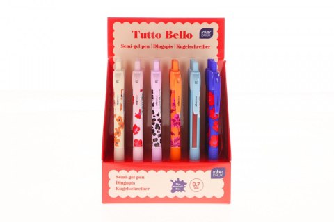 Długopis wymazywalny TUTTO BELLO z gripem wkład niebieski 0,7mm Interdruk (żelowy)