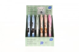 Długopis żelowy PUPPY SIGN zgripem wkład niebieski 0,7mm Interdruk (żelowy)